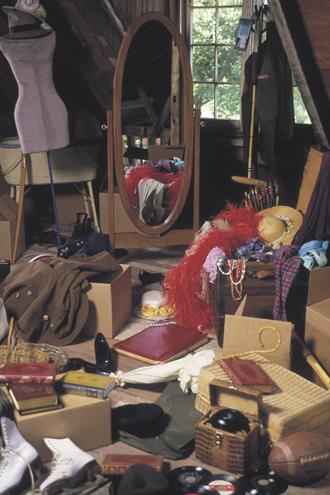 messy attic in port saint lucie, florida