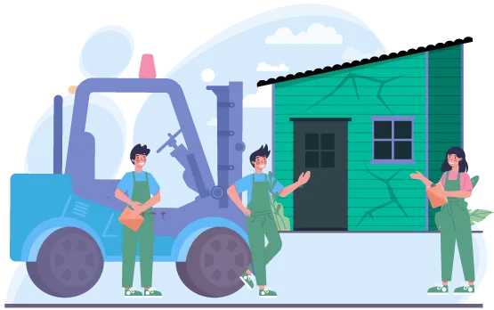 Light demolition service illustration for Port St Lucie
