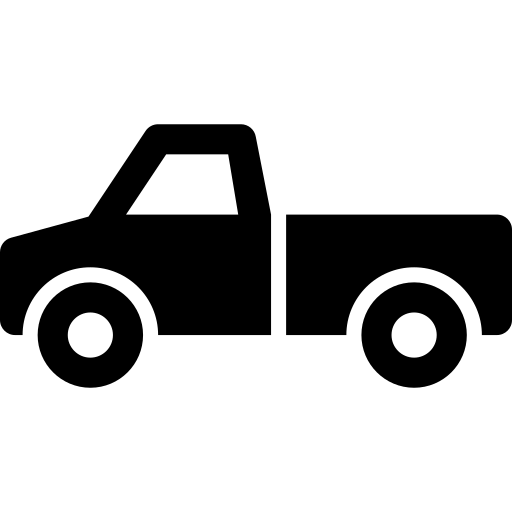 Residential and commercial junk removal pickup icon