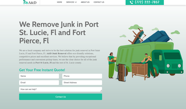 Junk Removal Port St Lucie, Fl | Starting at $65 | (772) 222-7057